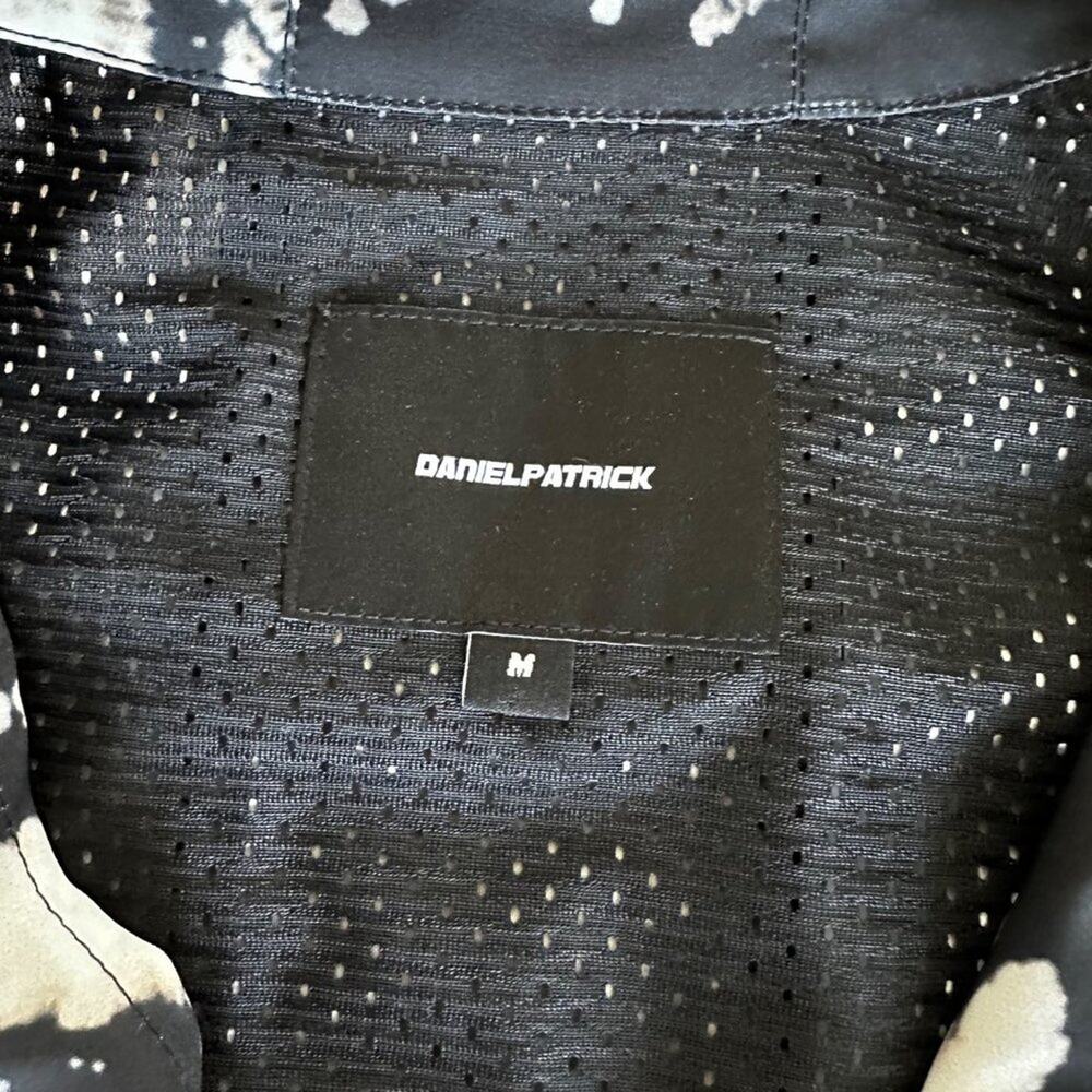 Daniel Patrick Pullover Batting Jacket In Black &… - image 3